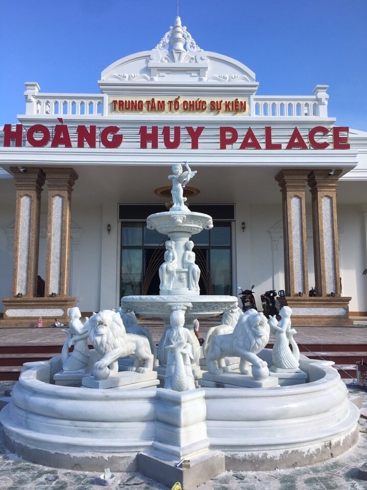 Đài phun nước lắp đặt tại trung tâm tổ chức sự kiện