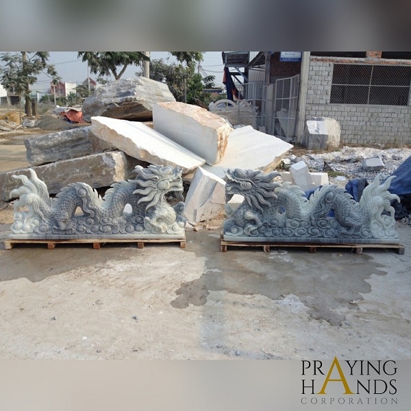 Cặp Long Thần Làm Từ Đá Tự Nhiên - R01